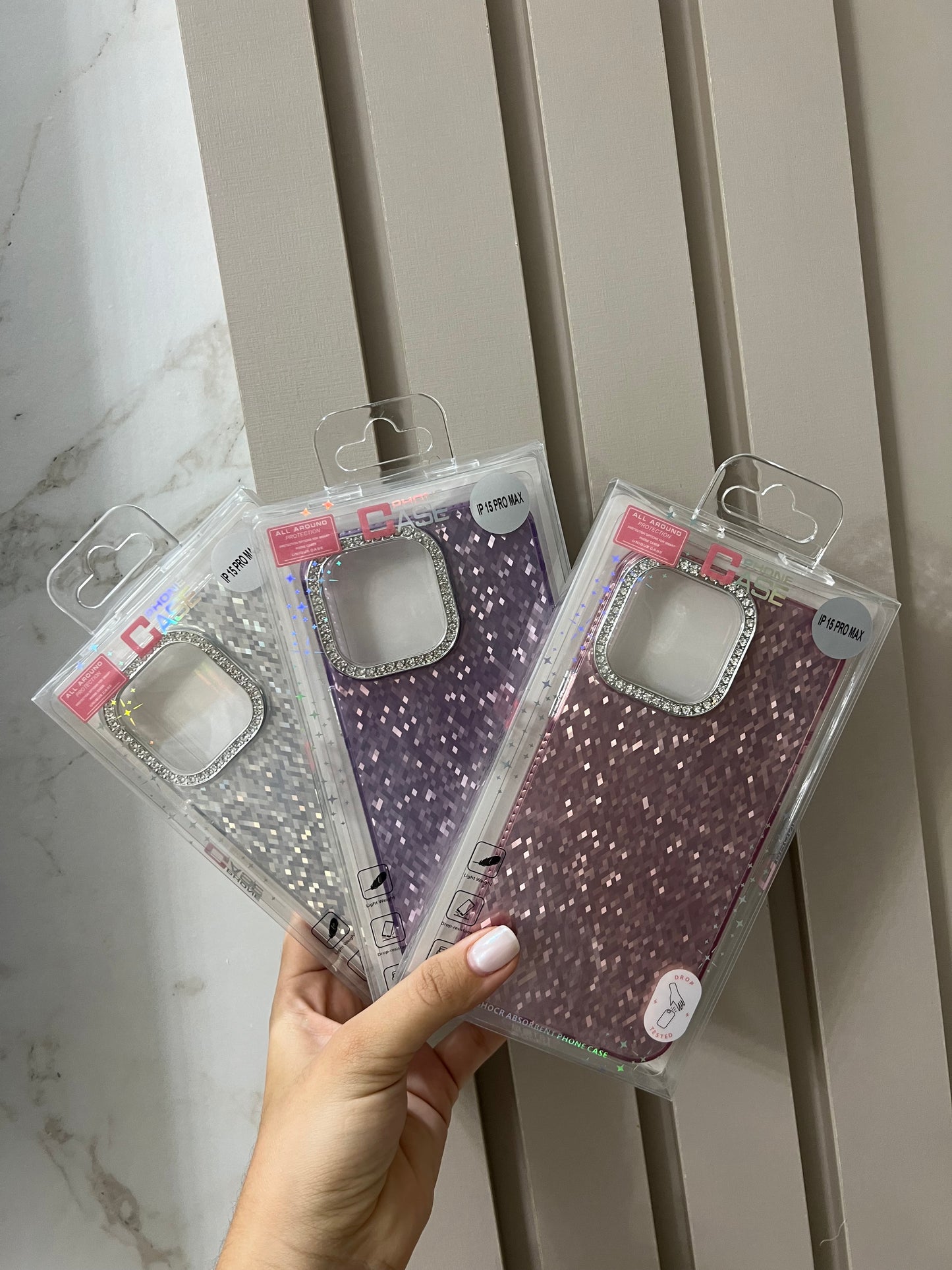 Forro iPhone 13/14/15 brillo