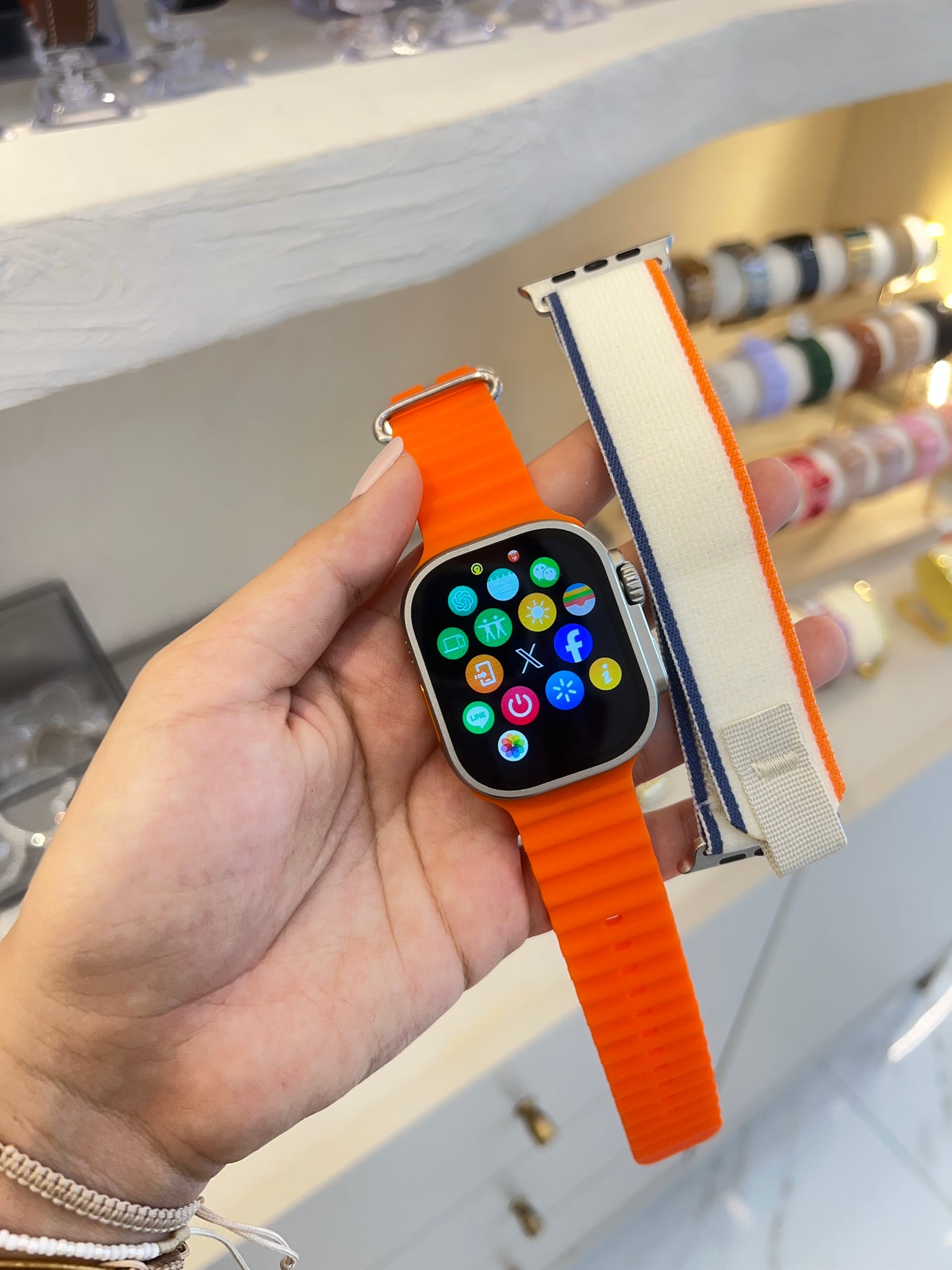 Reloj ultra champaña 49mm (naranja)