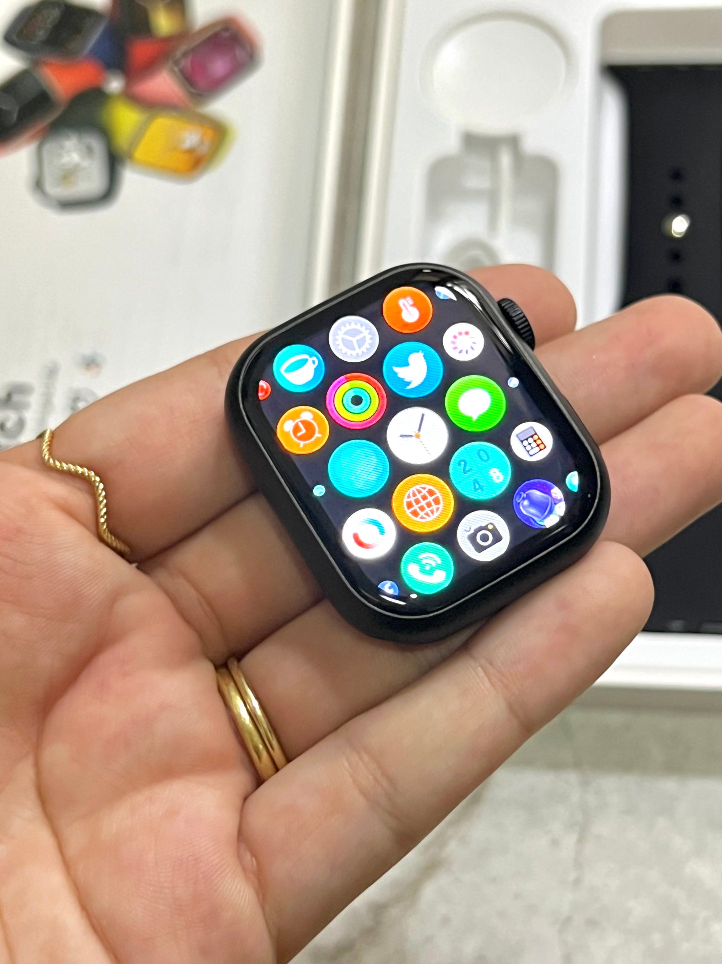 Reloj negro 41mm (CB)