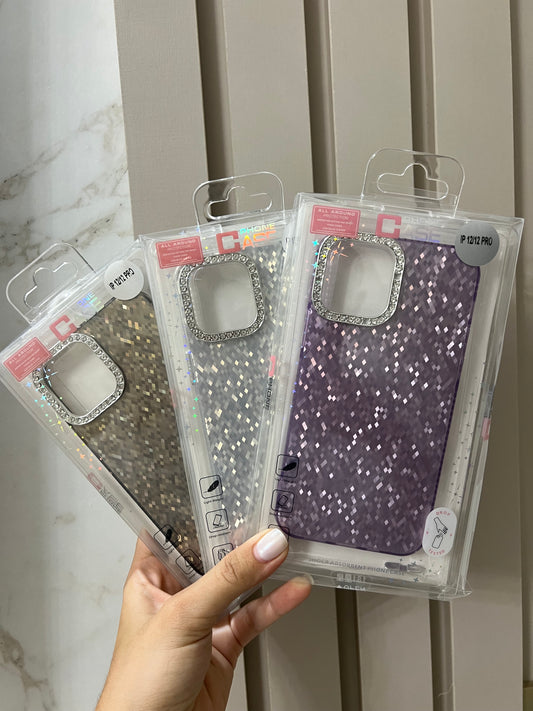 Forro iPhone 12/ 12 pro brillo