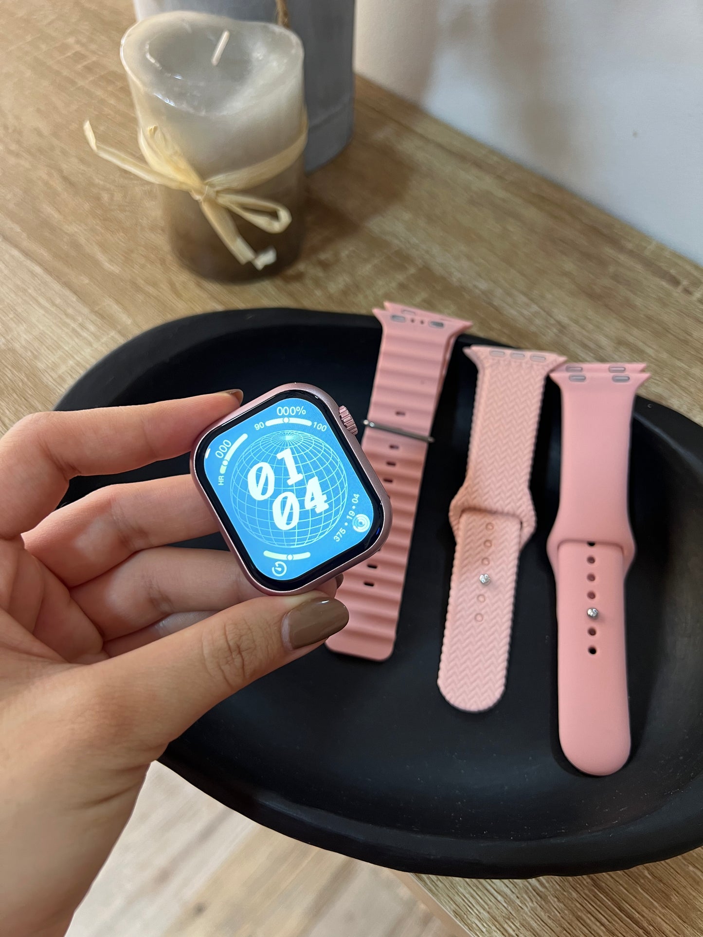 Reloj rosado X3 45mm