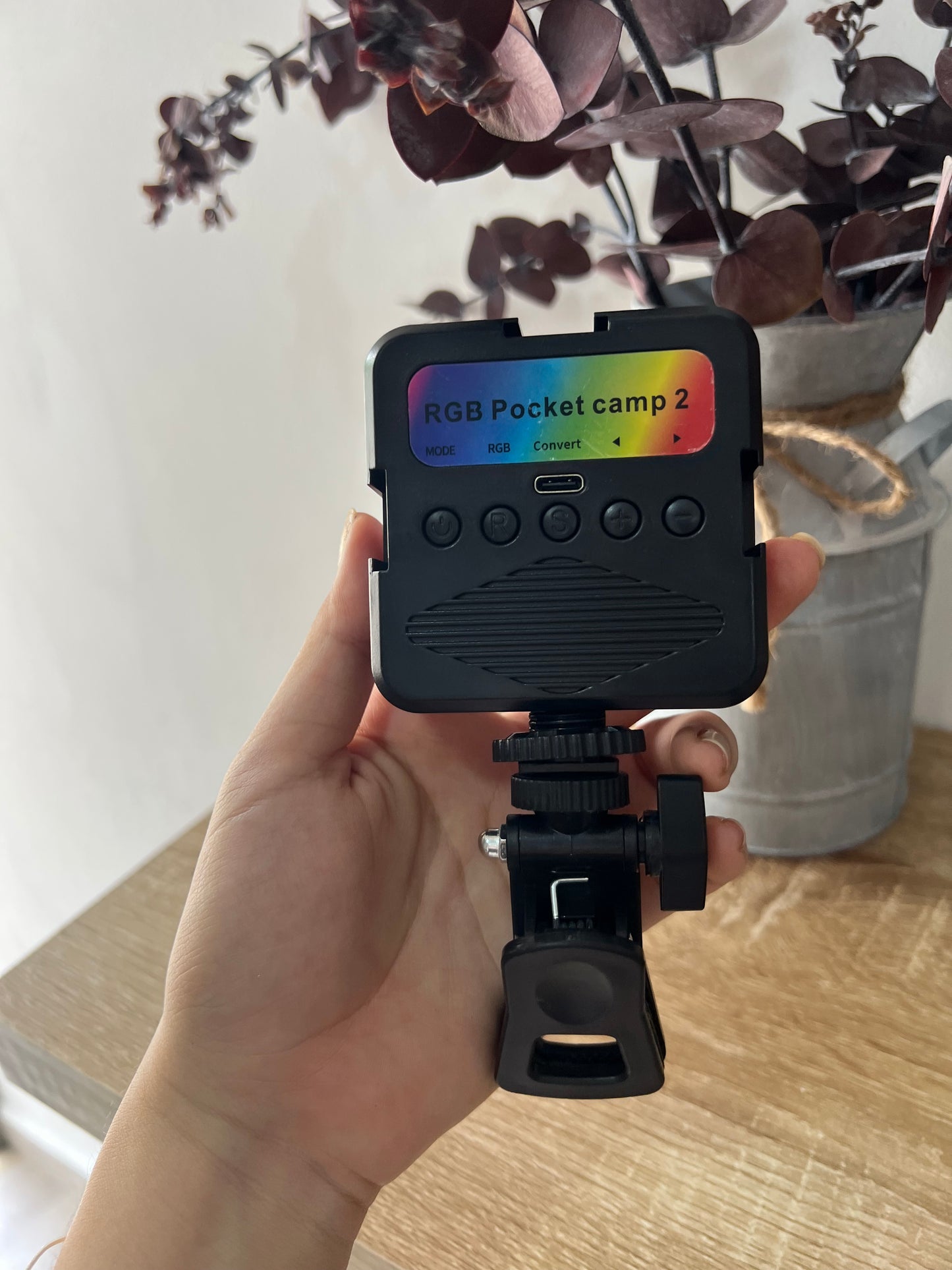 Panel portátil mini rgb