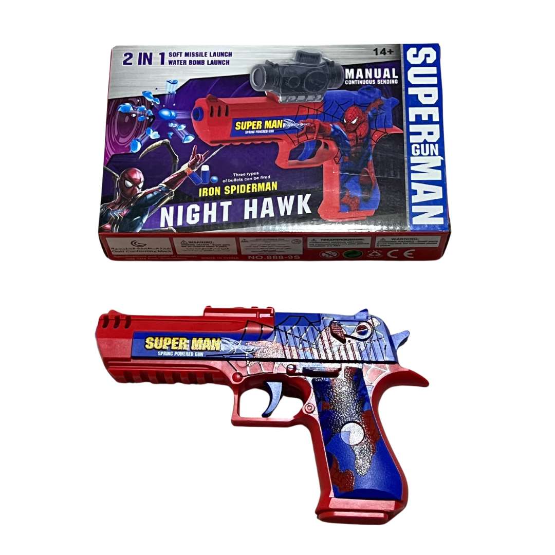 Pistola 2en1 Hombre araña