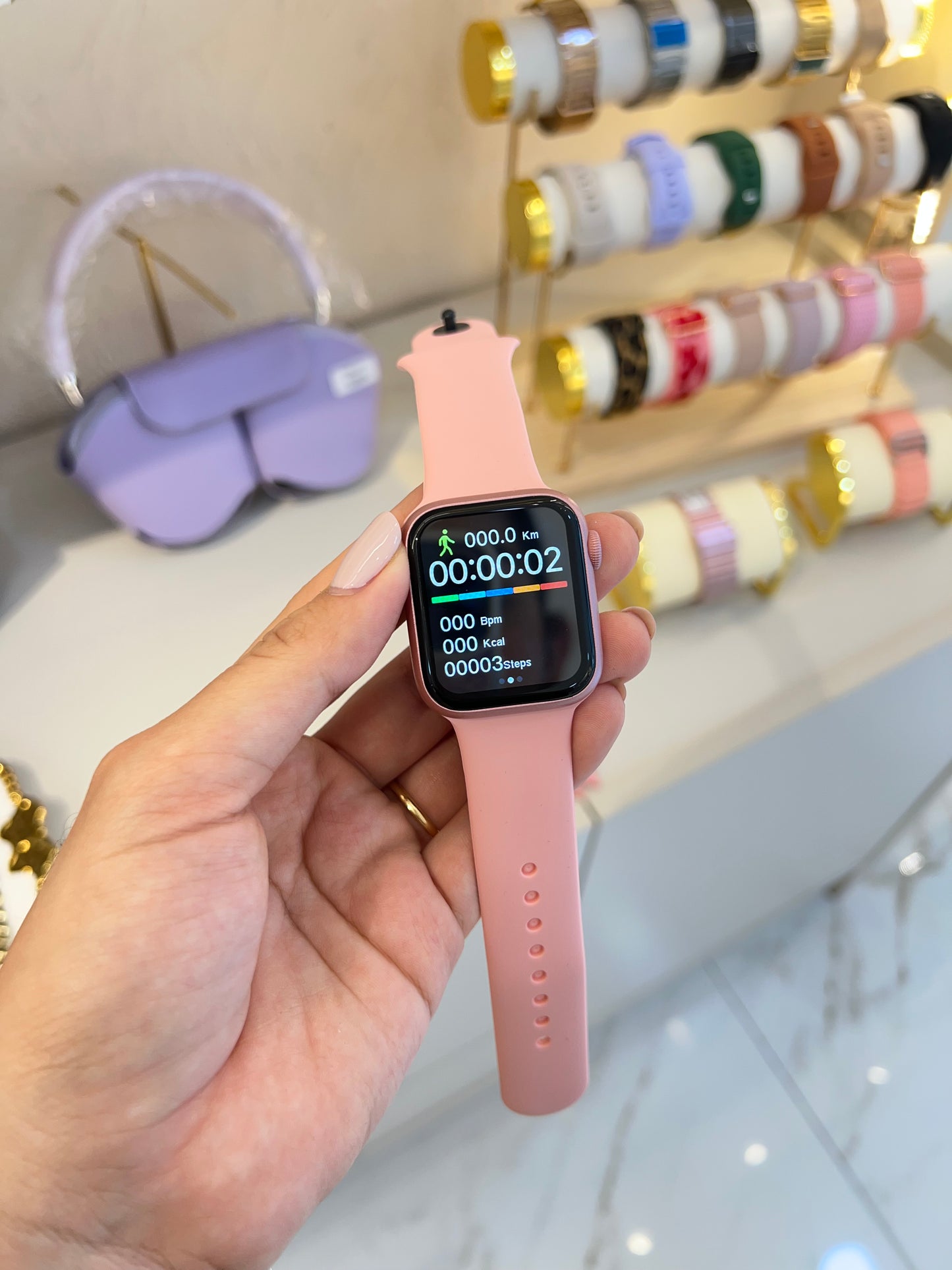 Reloj rosa 38mm x3