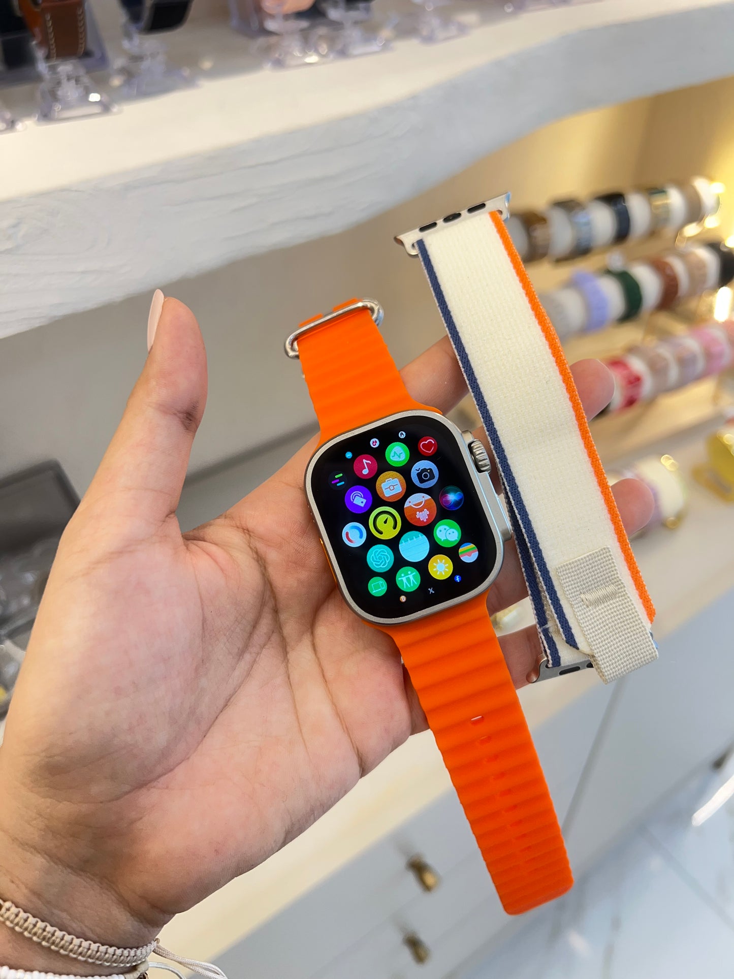 Reloj ultra champaña 49mm (naranja)