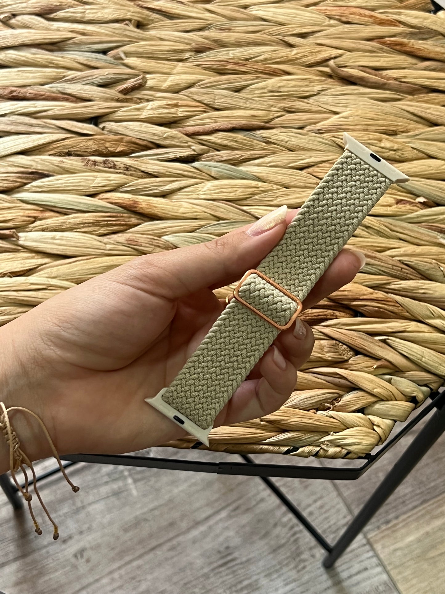 Manilla trenzada beige 38/41mm