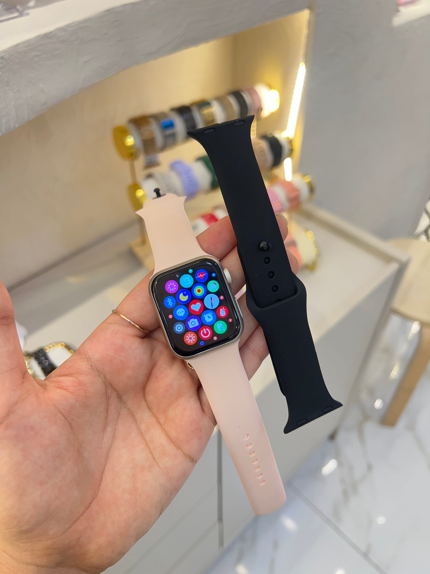Reloj champaña 38mm x2
