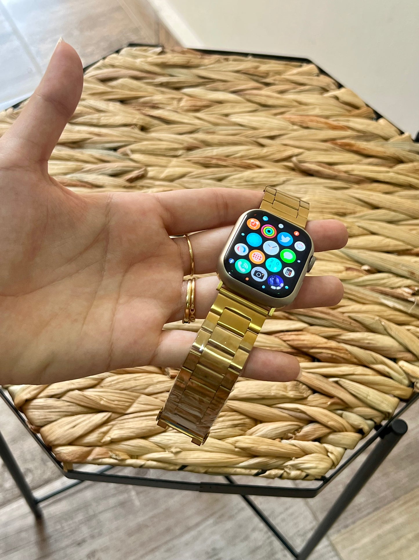 Manilla lujo dorada 42 a 49mm