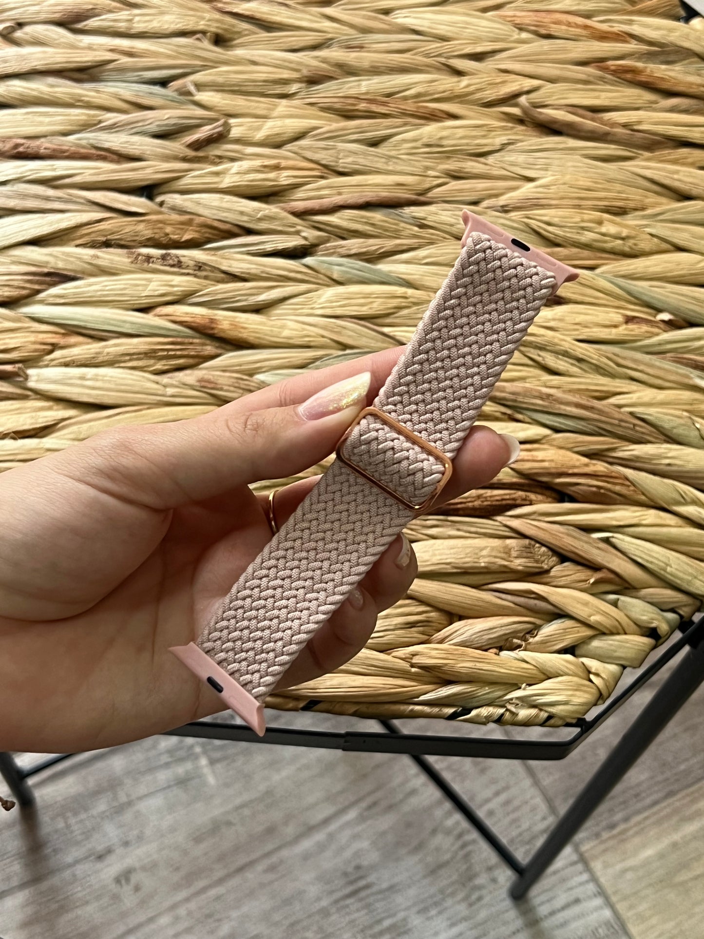 Manilla trenzada rosa 38/41mm