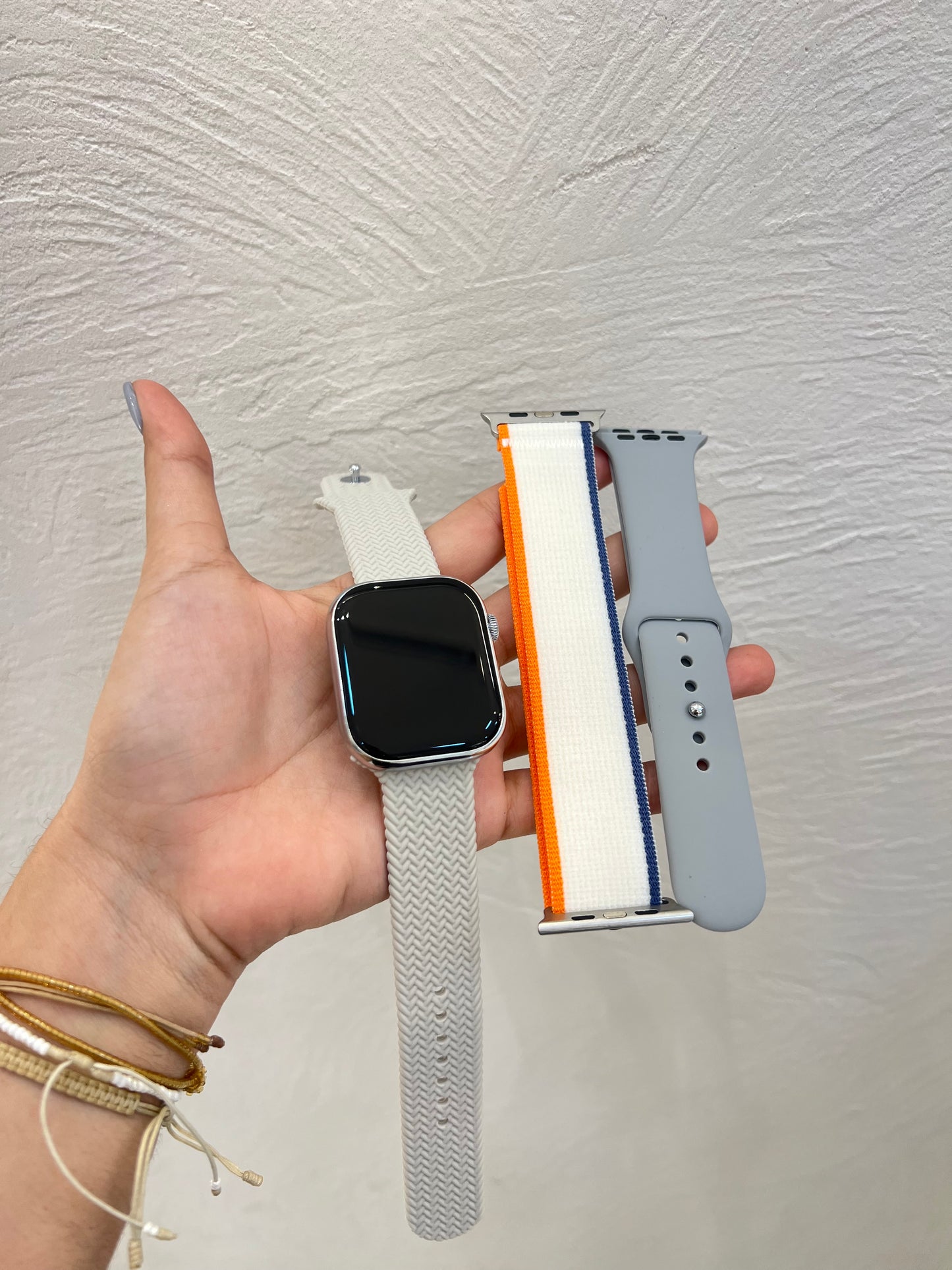 Reloj IA plateado 45mm
