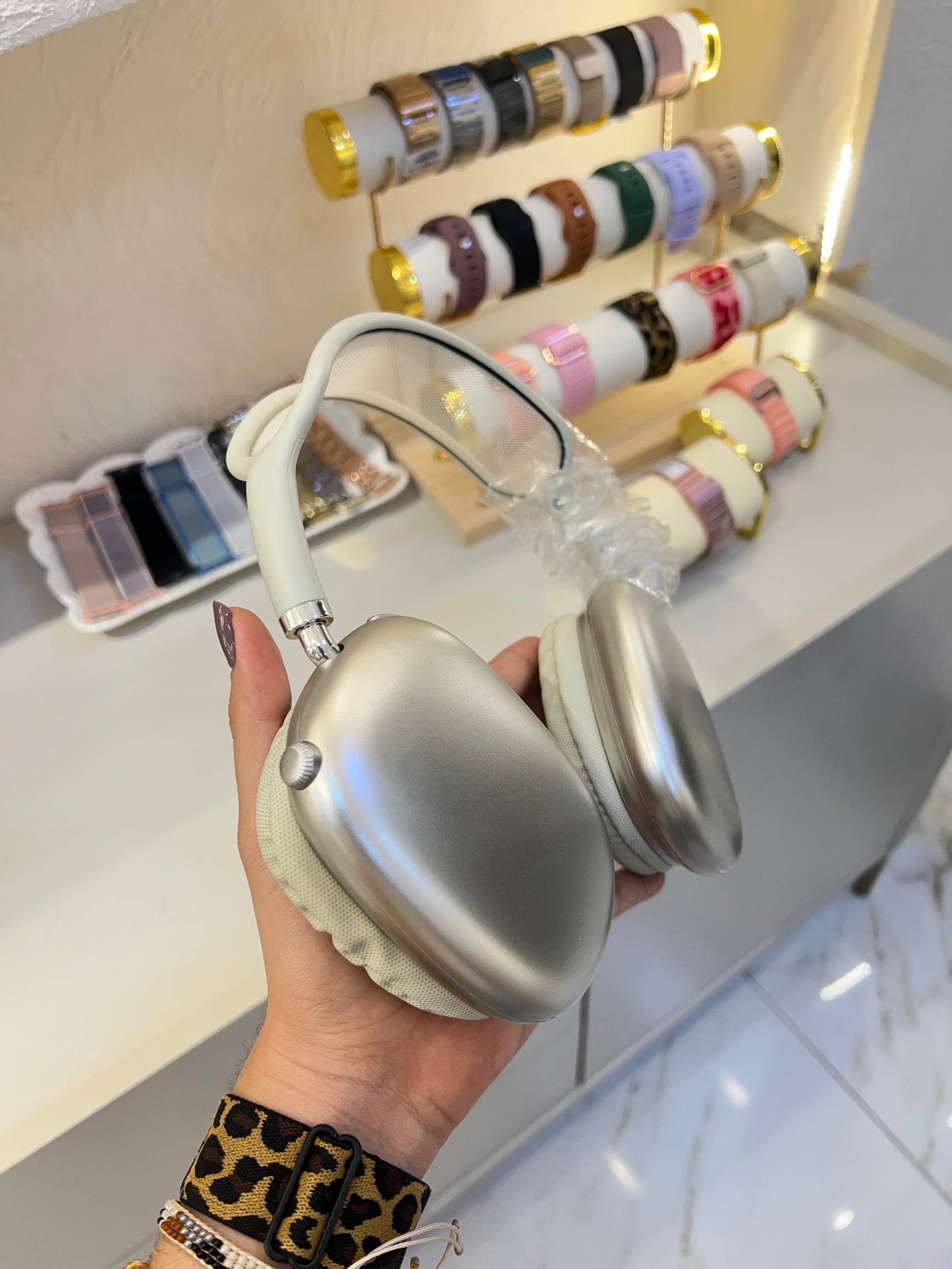 Diadema champaña AAA