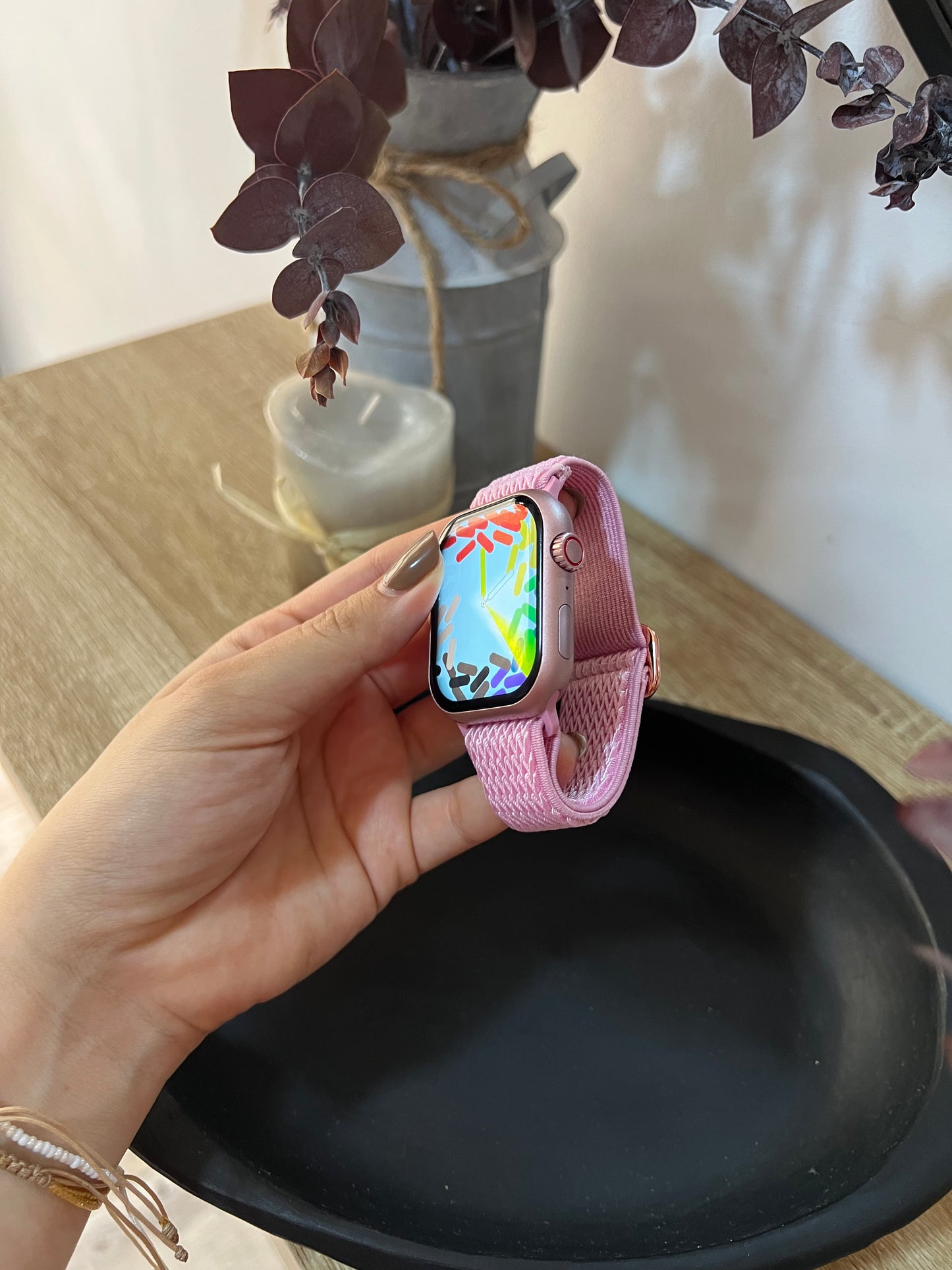 Manilla ajustable rosada 01 42 a 49mm
