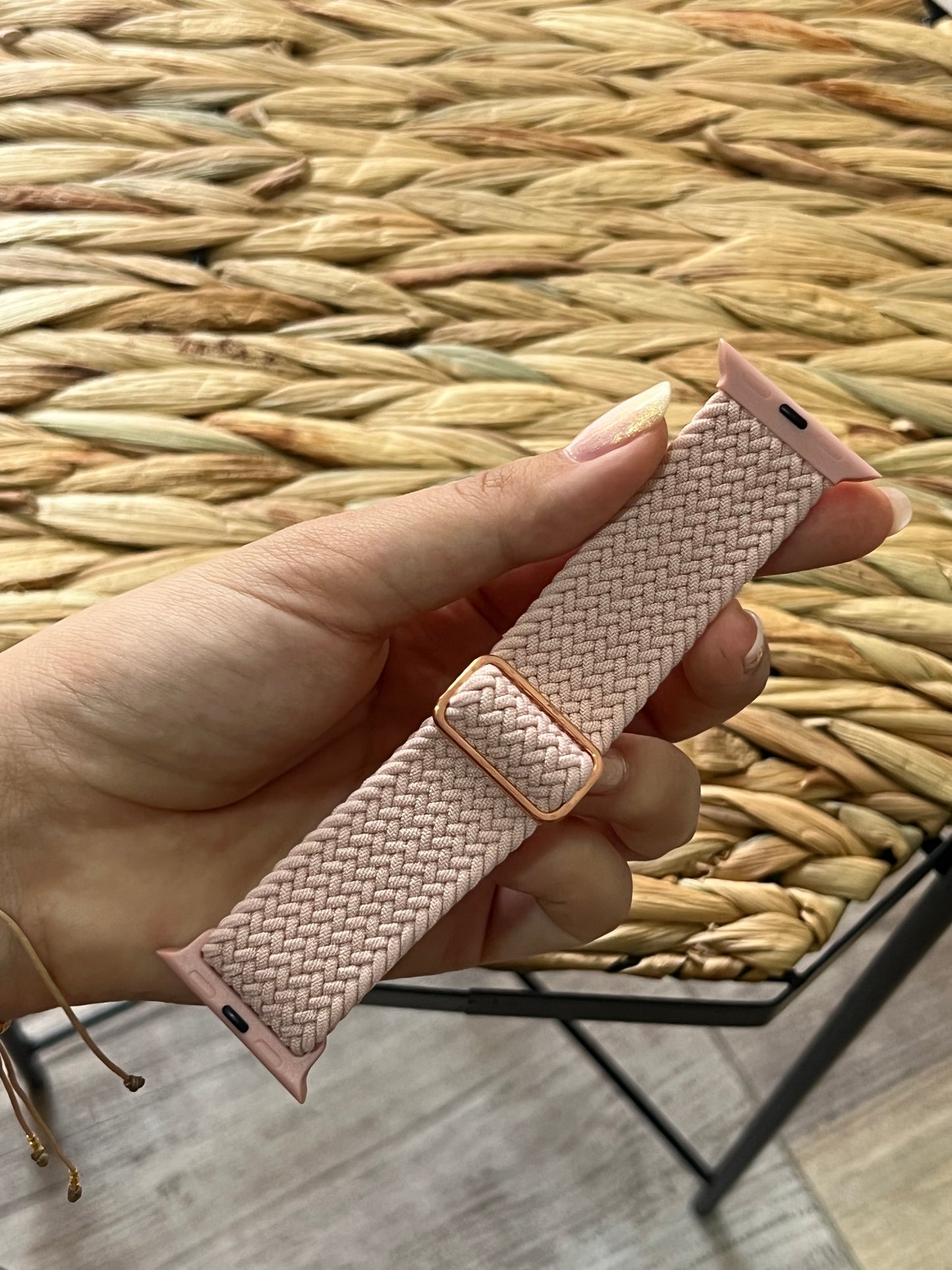 Manilla trenzada rosa 38/41mm