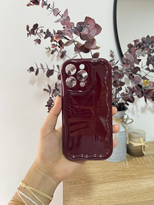 Forro con curvas vino