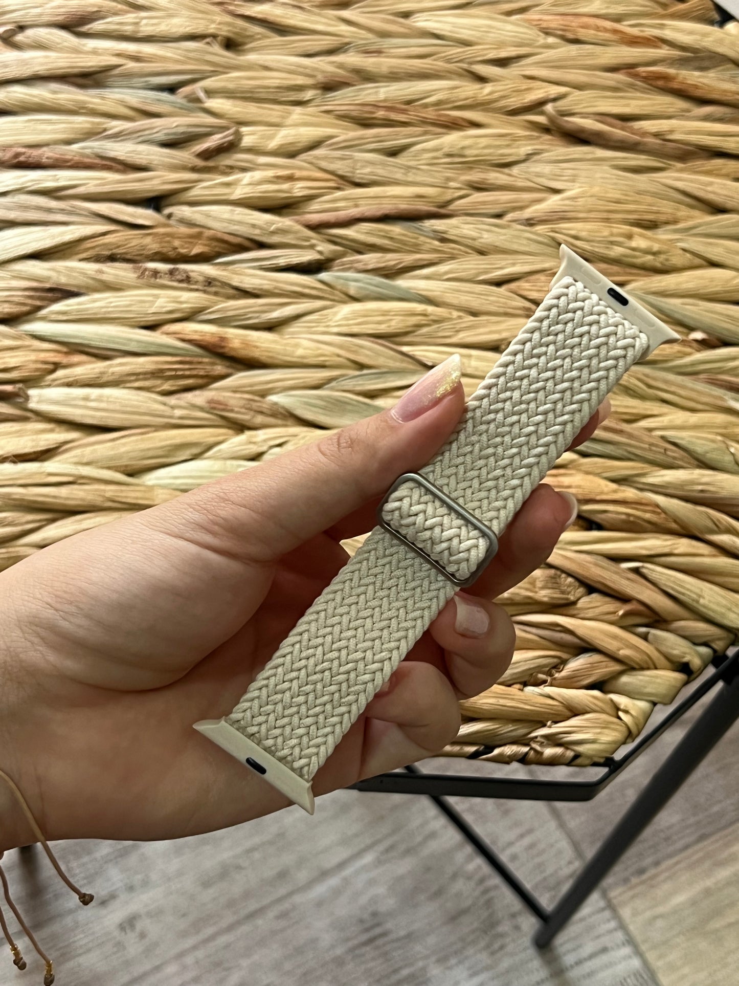 Manilla trenzada beige 38/41mm