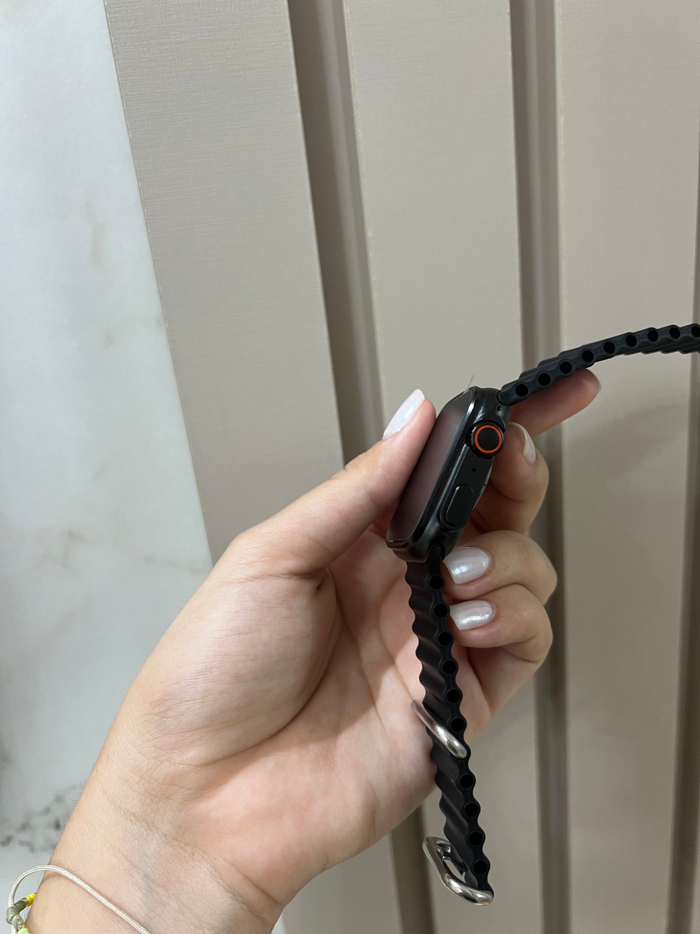 Reloj ultra mini negro 41mm
