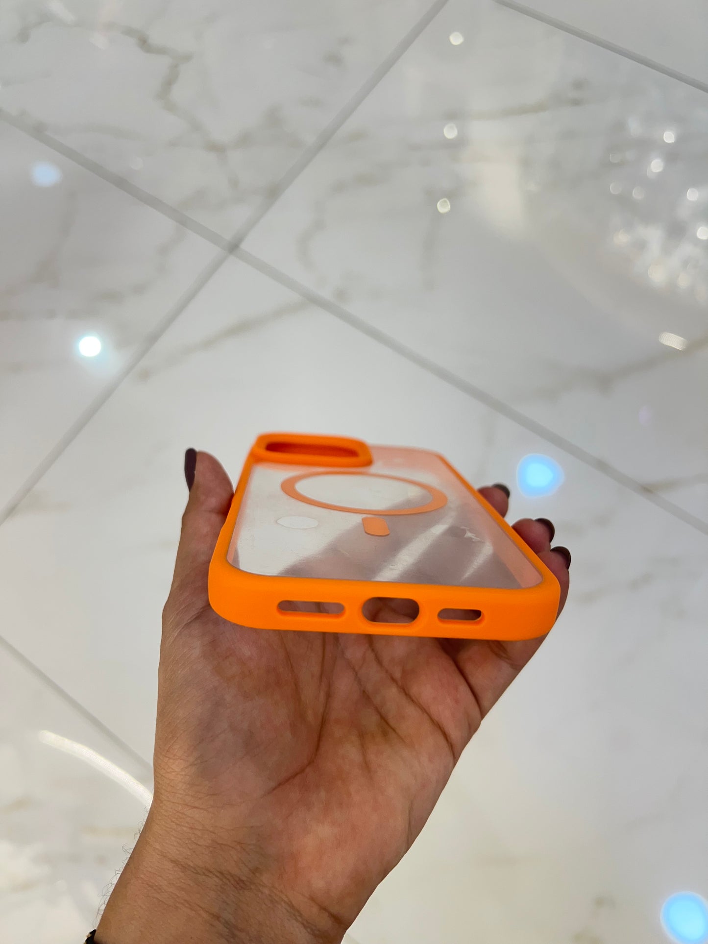 Forro MagSafe naranja