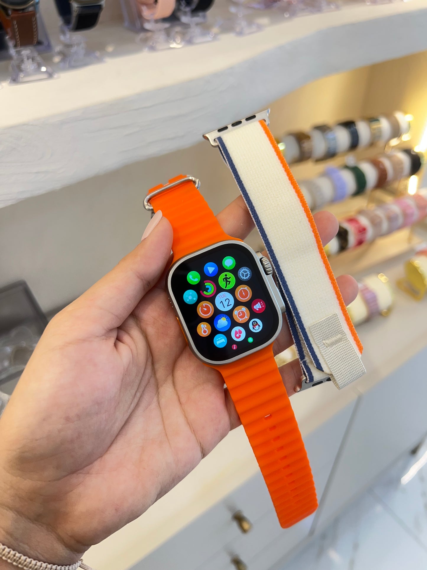 Reloj ultra champaña 49mm (naranja)