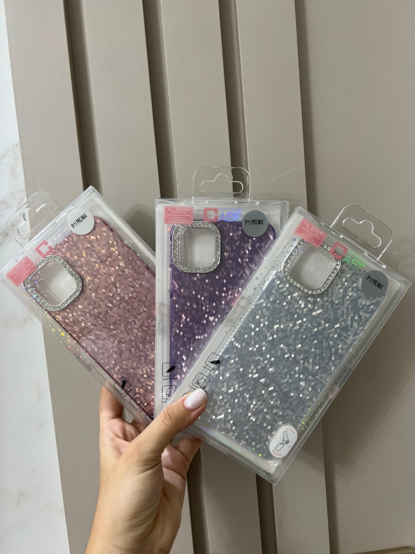 Forro iphone 11 Pro Max brillo