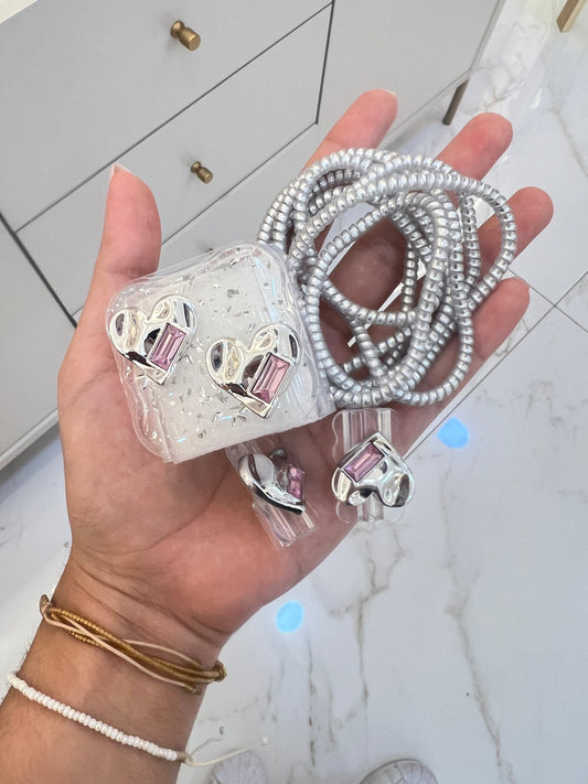 Forro protector cargador corazón 2