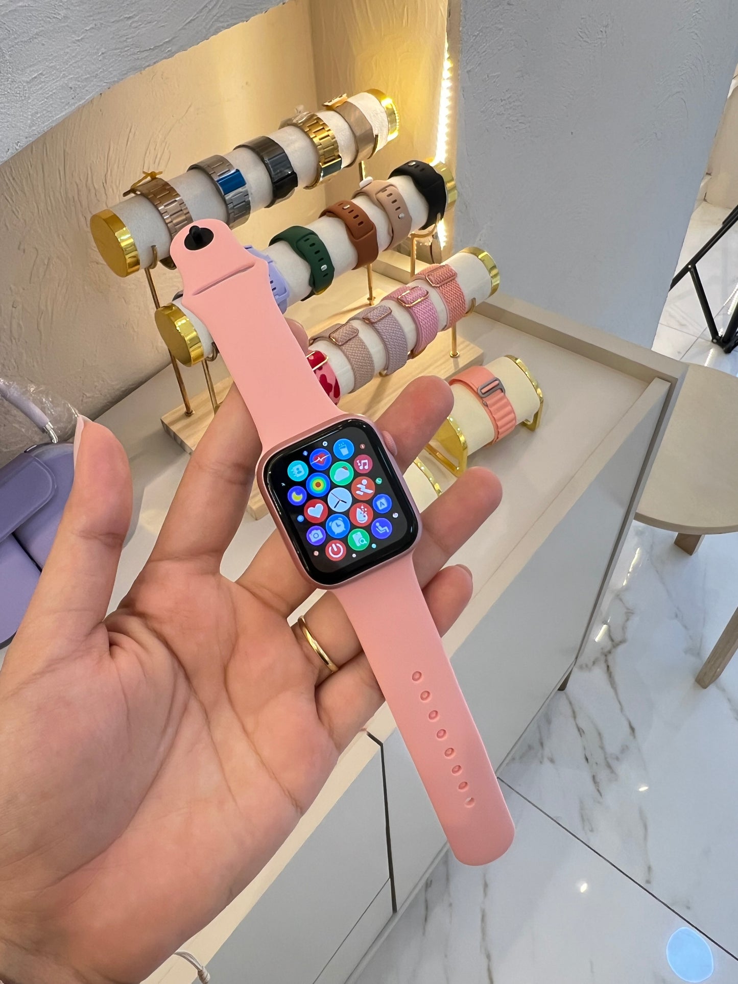 Reloj rosa 38mm x3