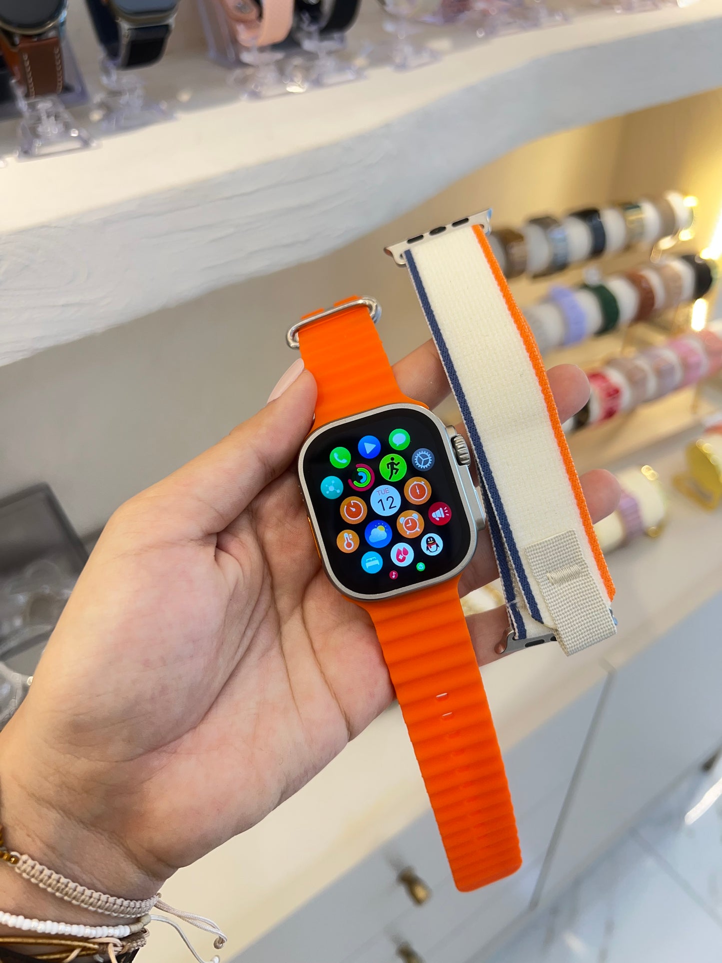 Reloj ultra champaña 49mm (naranja)