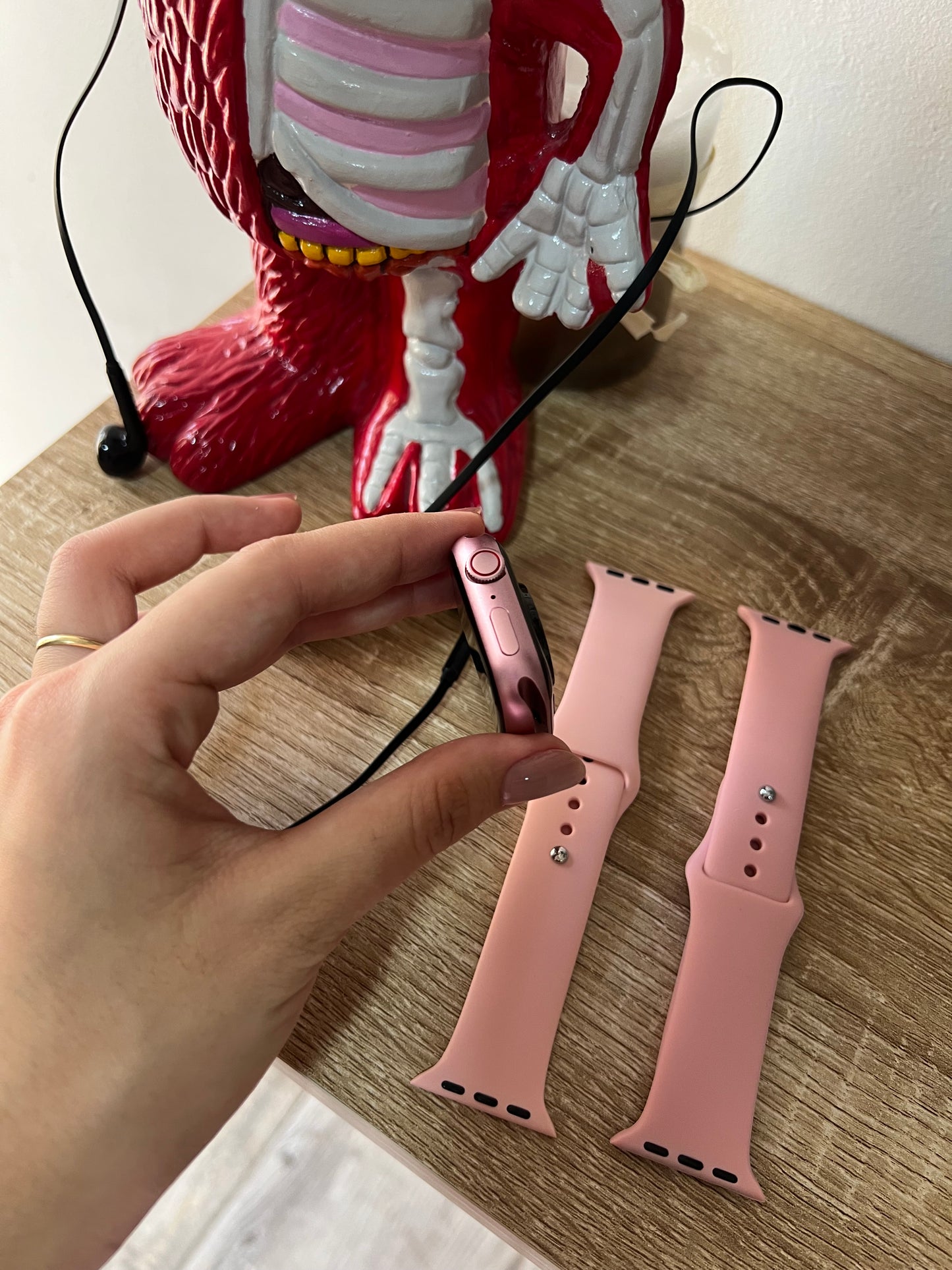 Reloj rosa 38mm x2 COMBO 1💦