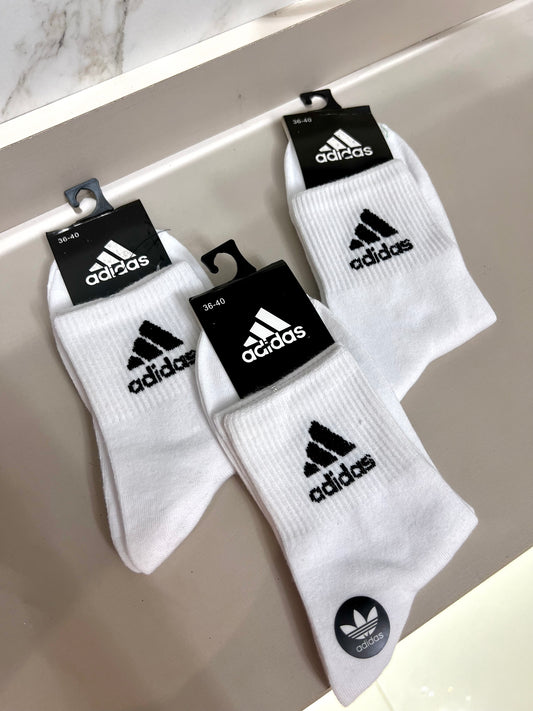 Semi larga adidas blanca