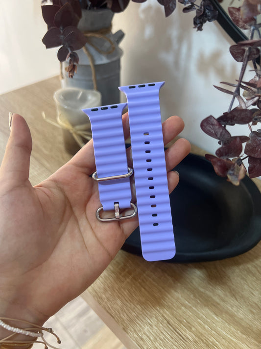 Manilla rizada lila 42 a 49mm