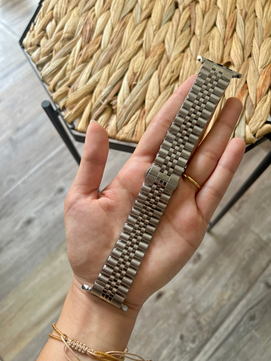 Manilla plateada 42/49mm