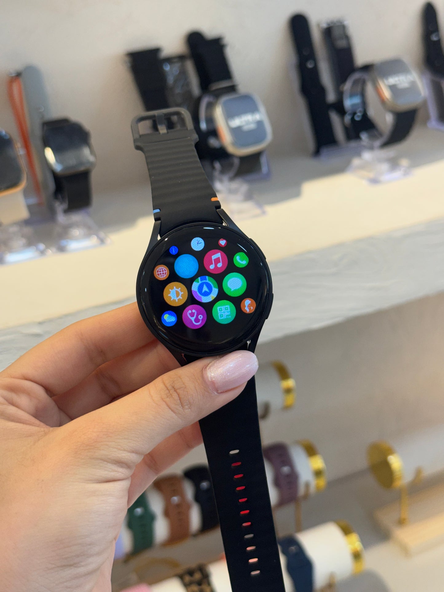 Reloj redondo tipo Samsung