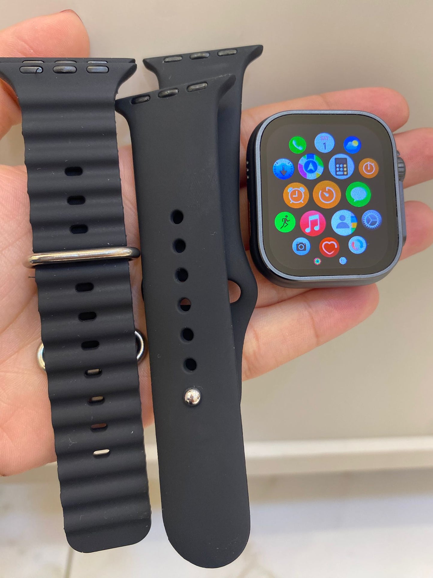 Reloj ultra mini negro 41Mm