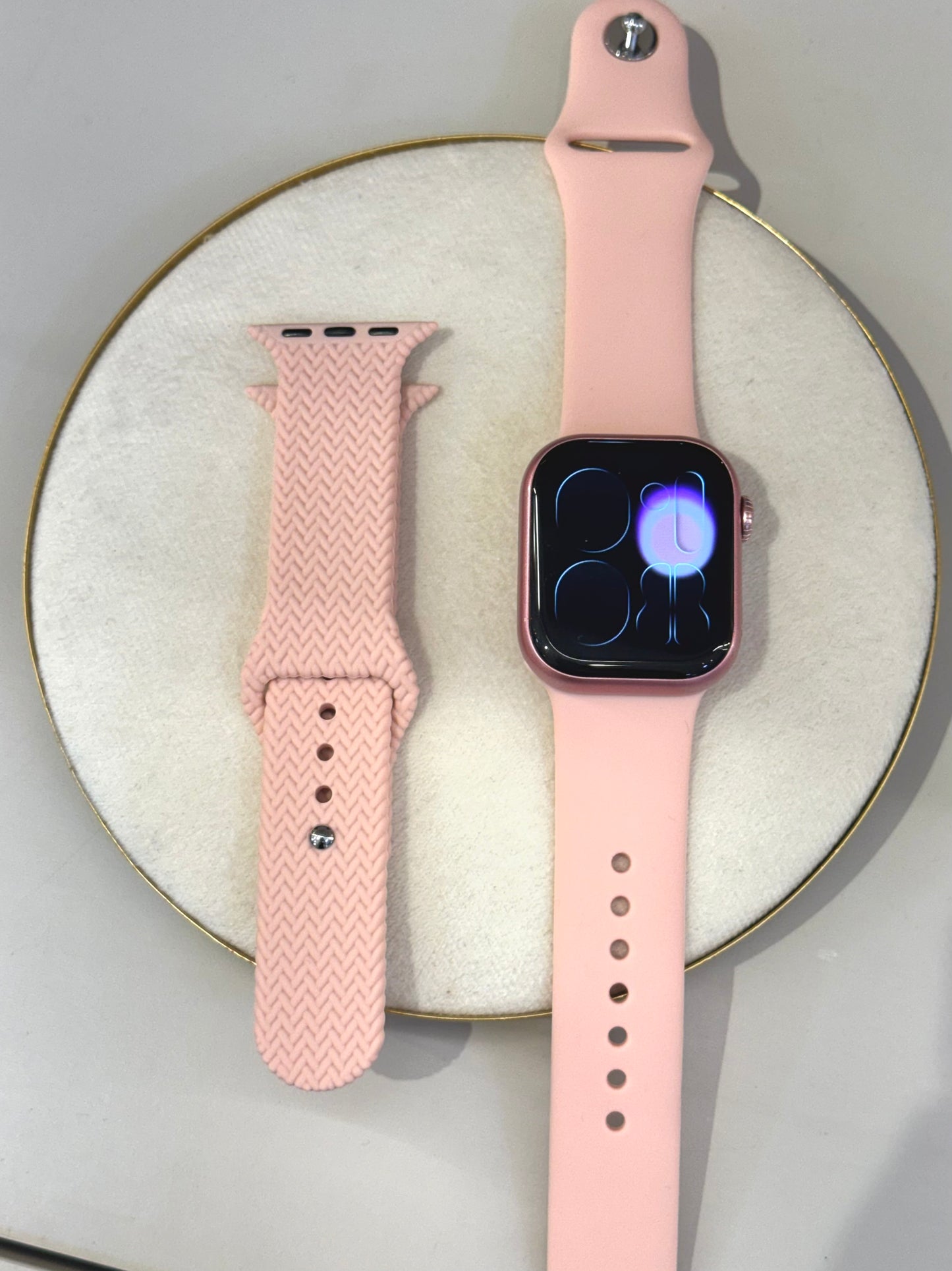 Reloj rosado x2 42mm