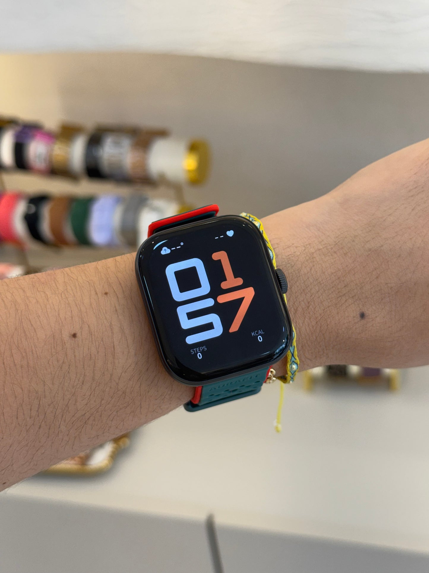 Reloj negro resistente al agua 💦 (45mm)