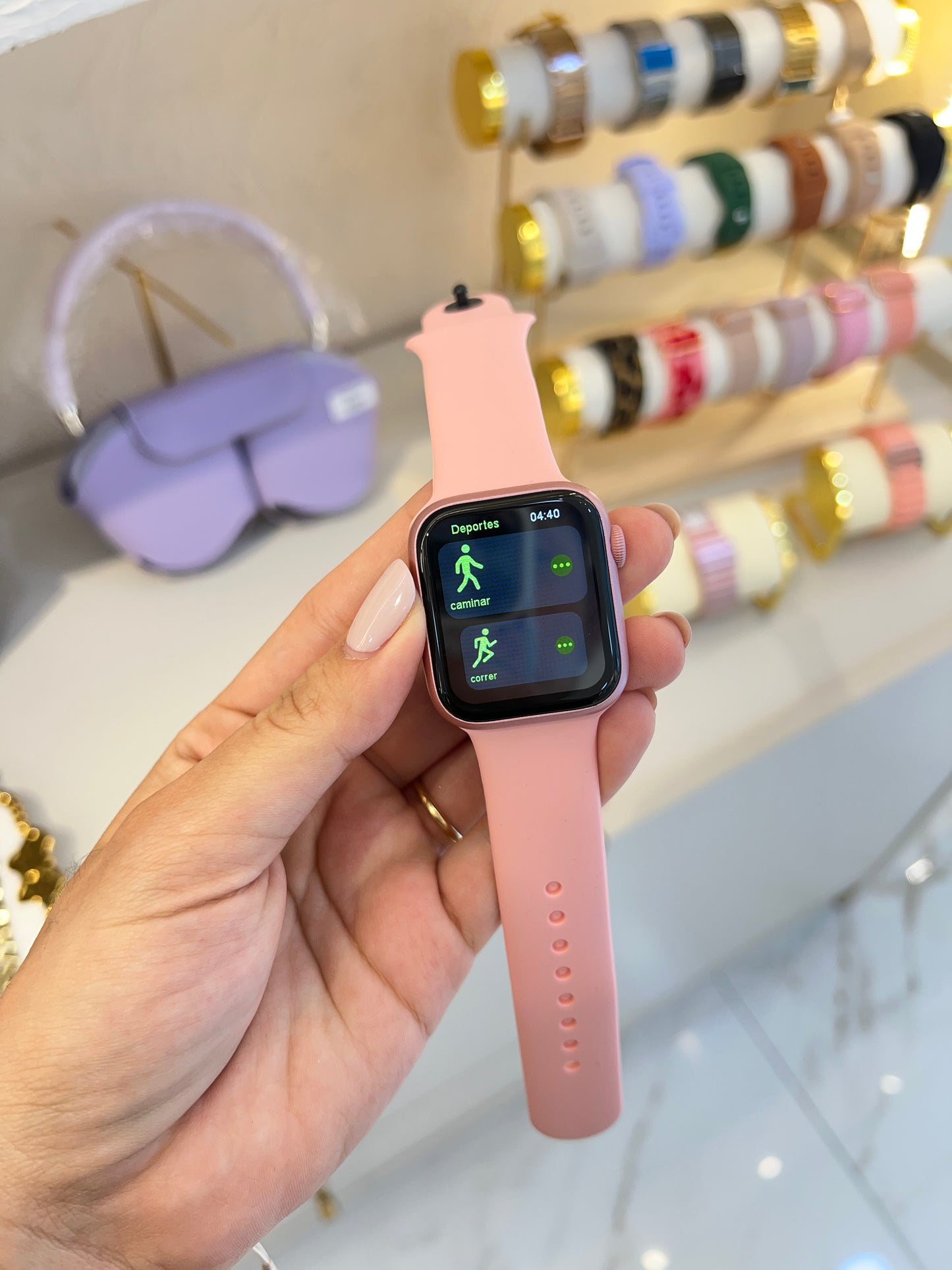 Reloj rosa 38mm x3