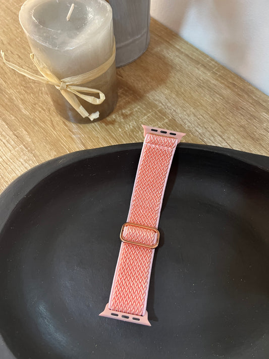 Manilla ajustable nude/ rosa 42 a 49mm