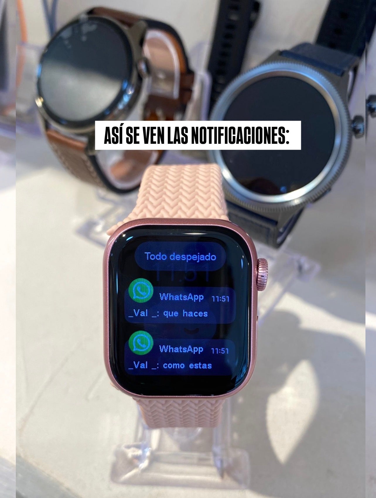 Reloj 41mm negro x2 (CM)