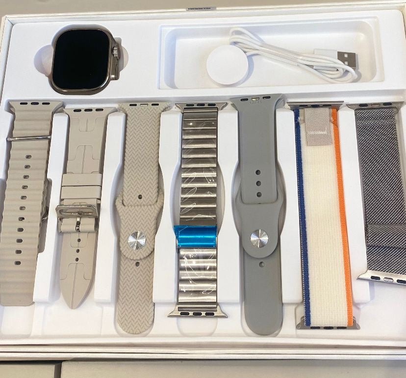 Reloj ultra champaña x7 manillas