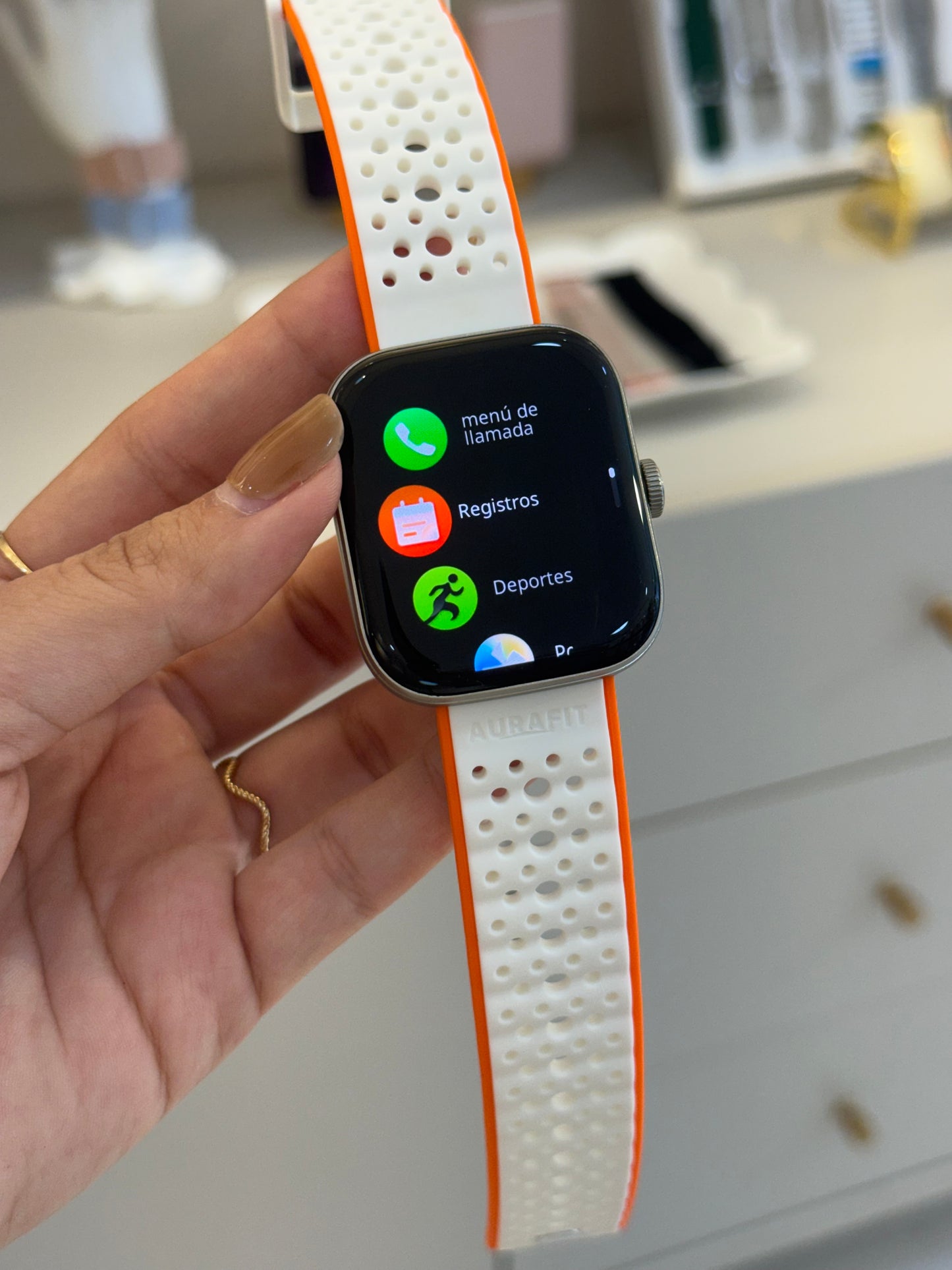 Reloj Champaña resistente al agua 💦