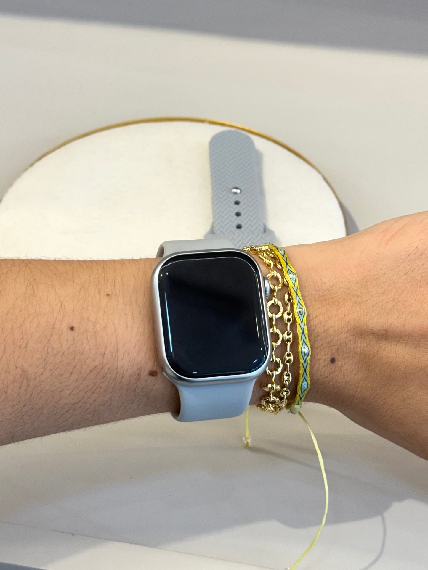 Reloj plateado x2 42mm
