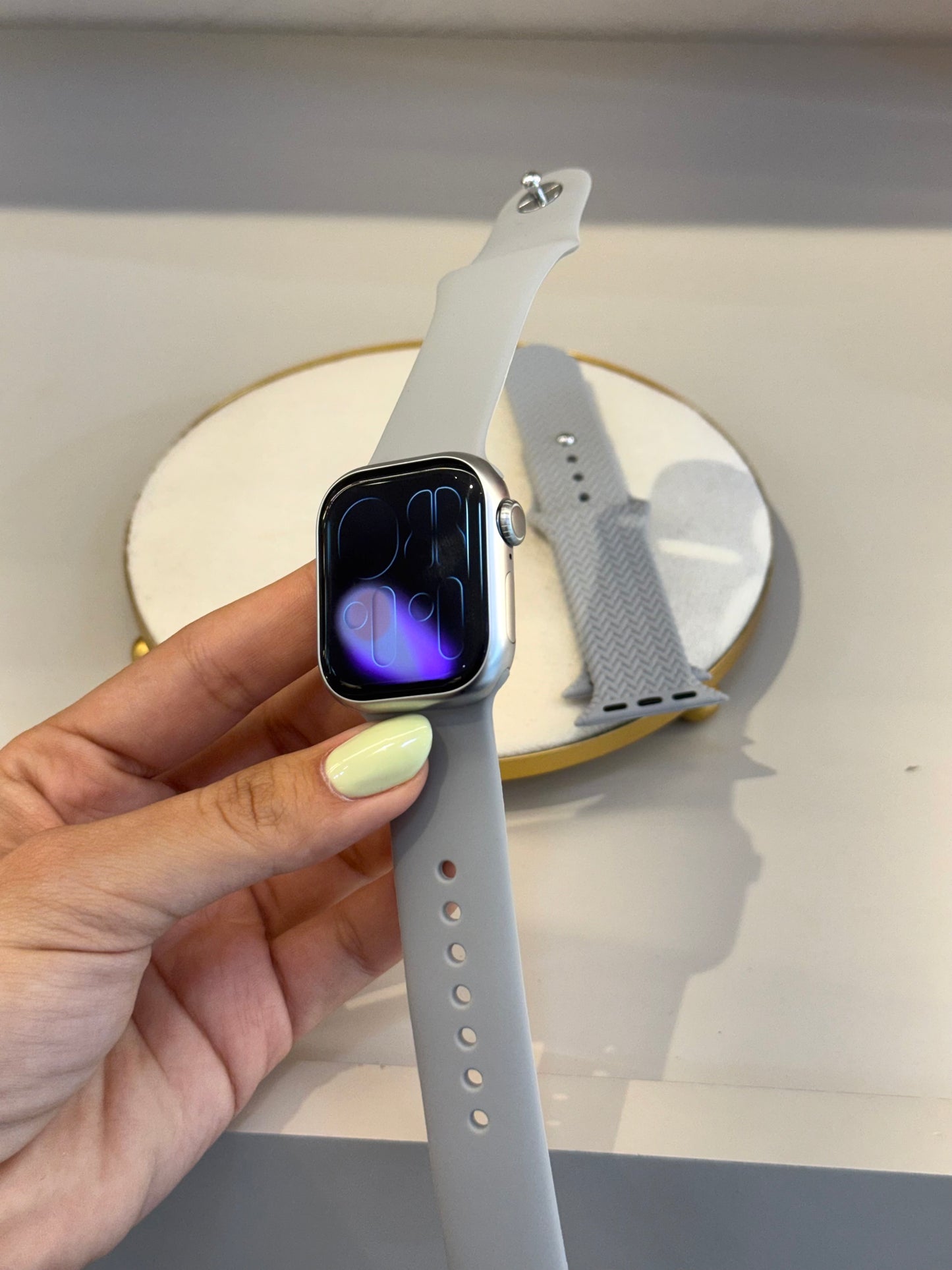 Reloj plateado x2 42mm