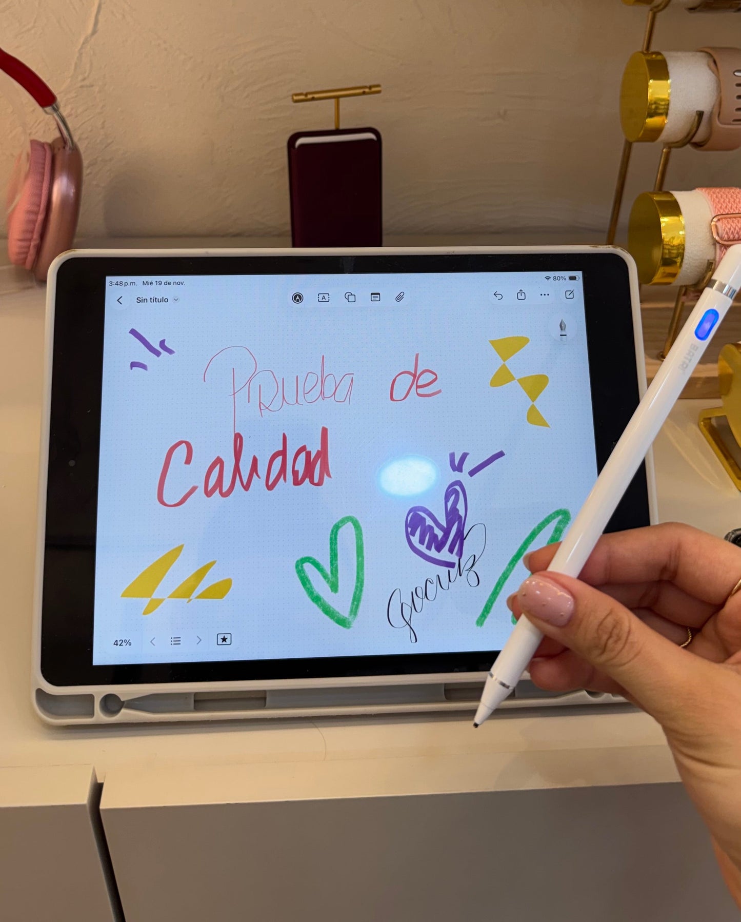 Lapiz (simulación Apple Pencil)