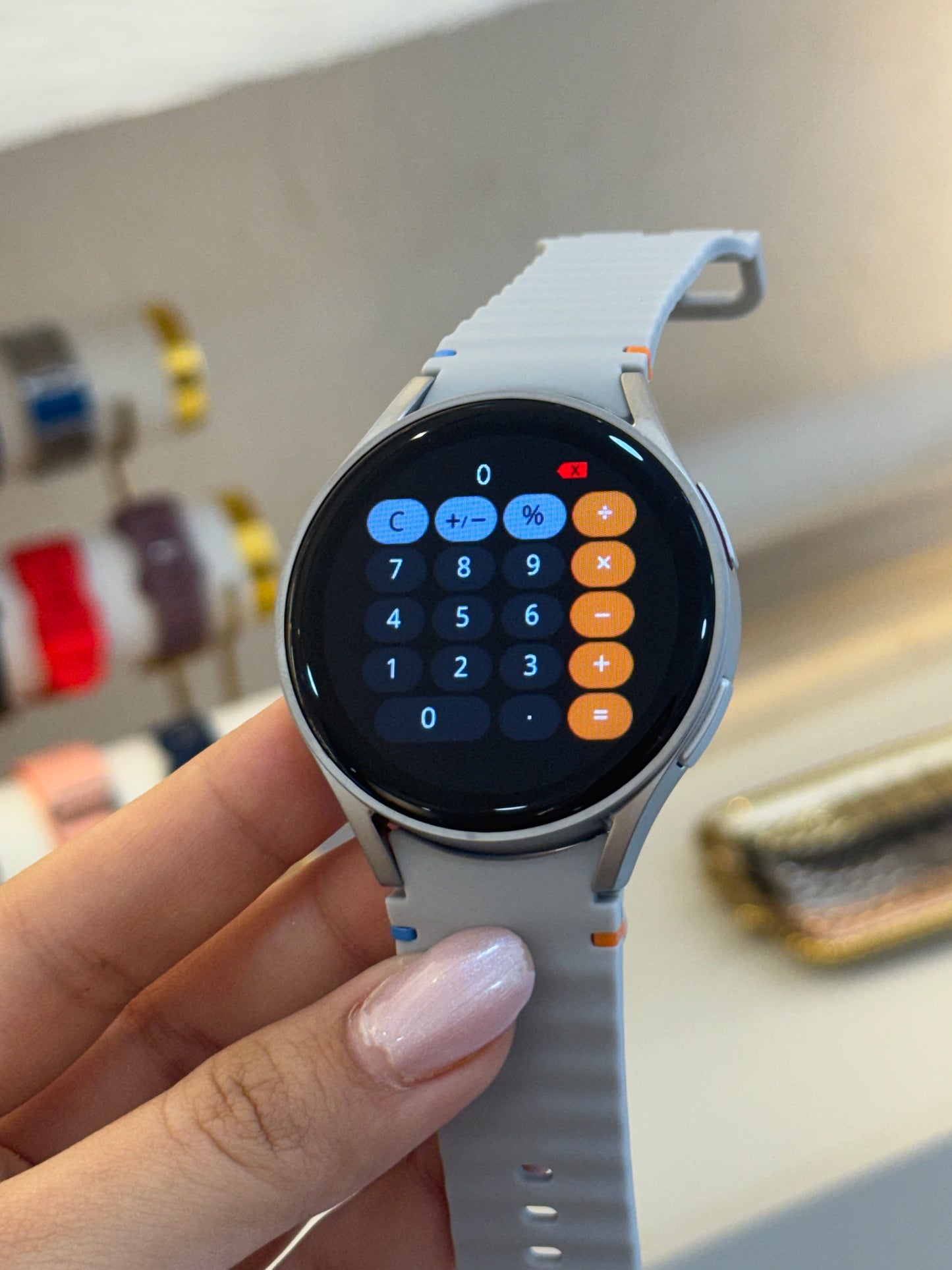 Reloj redondo tipo Samsung