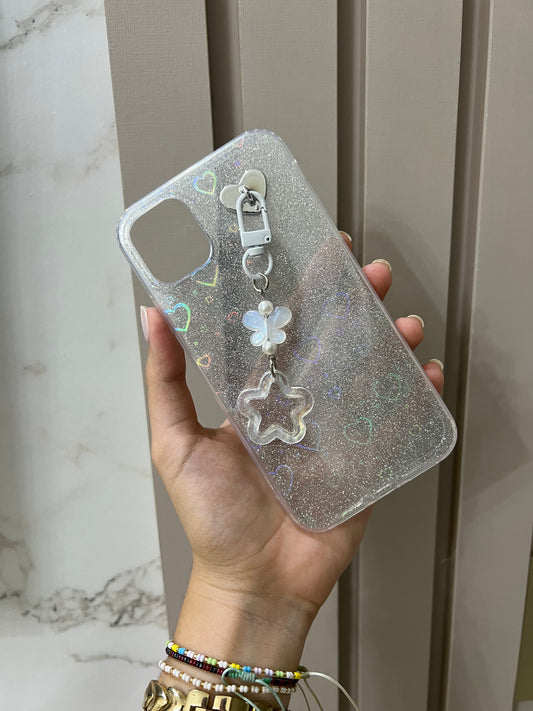 iPhone 11 transparente plateado