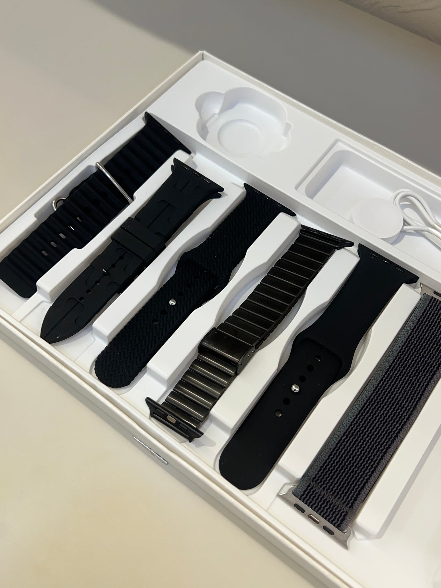 Reloj ultra champaña x7 manillas