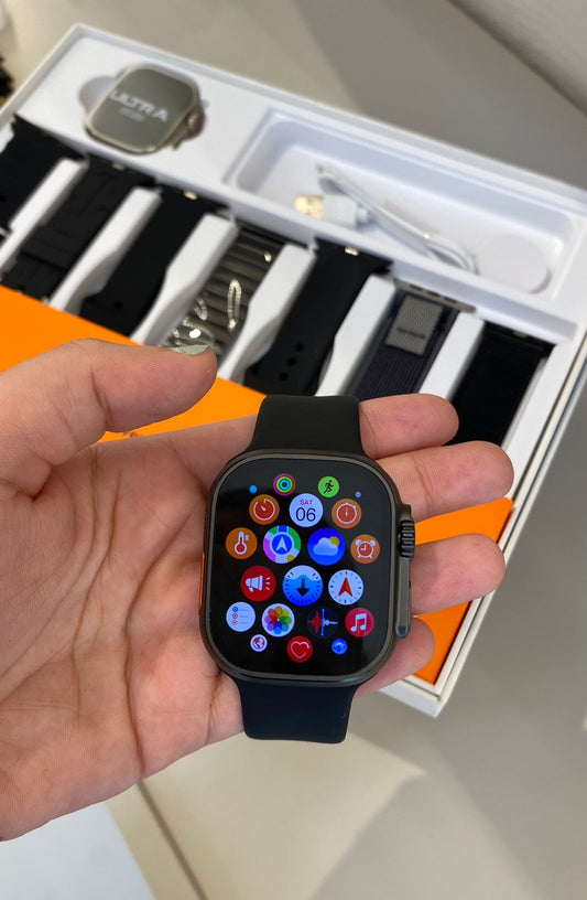 Reloj ultra negro x7manillas