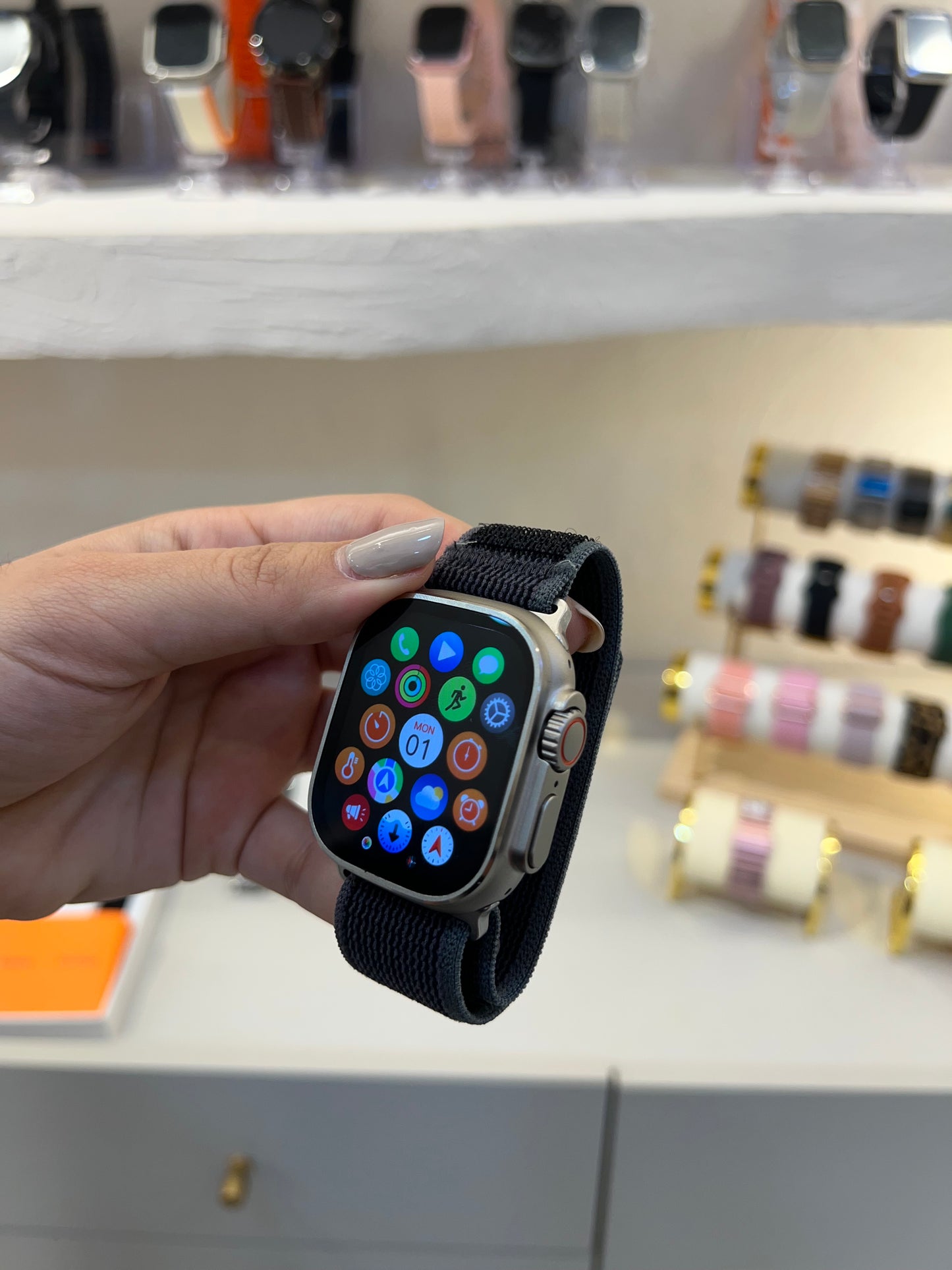 Reloj ultra champaña x7 manillas