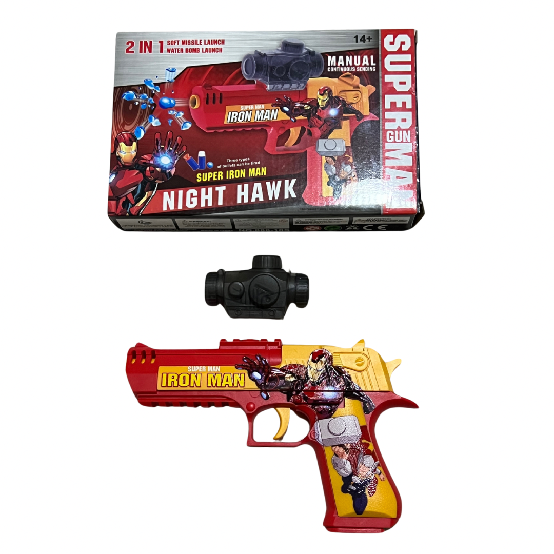 Pistola 2 en 1 Iron Man