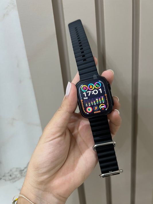 Reloj ultra mini negro 41mm