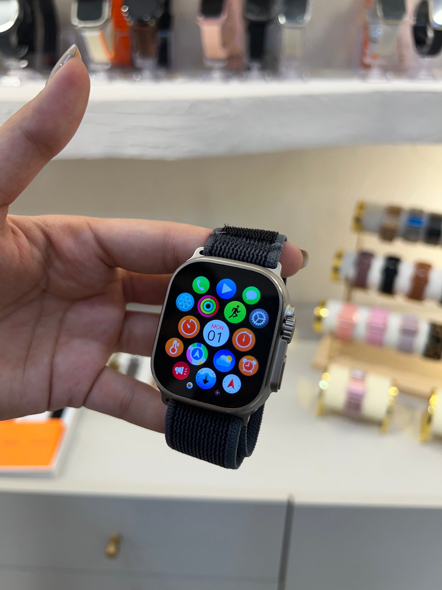 Reloj ultra champaña x7 manillas